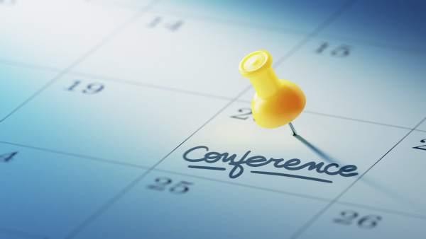 Schmuckbild Kalender mit Eintrag Conference, xtock - stock.adobe.com